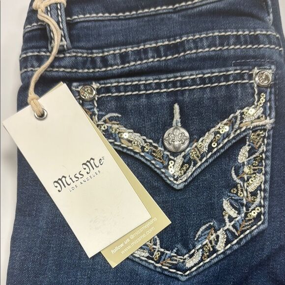 Miss Me Women's Blue Embellished Jeans